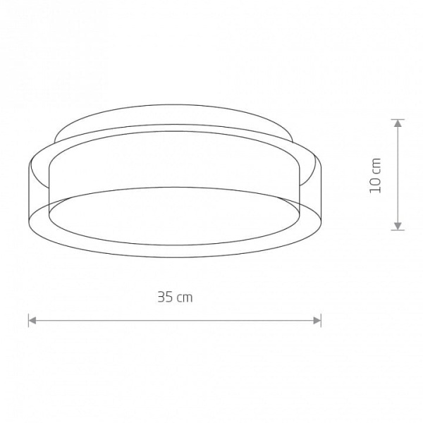 Накладной светильник Nowodvorski Pan Led 8174