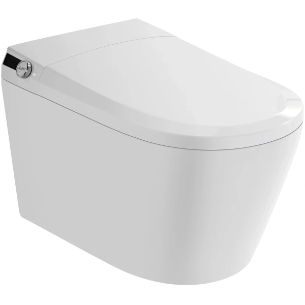 Электронный унитаз-биде подвесной Grossman Grossman GR-5702 импульсный, безободковый, с сиденьем микролифт, белый