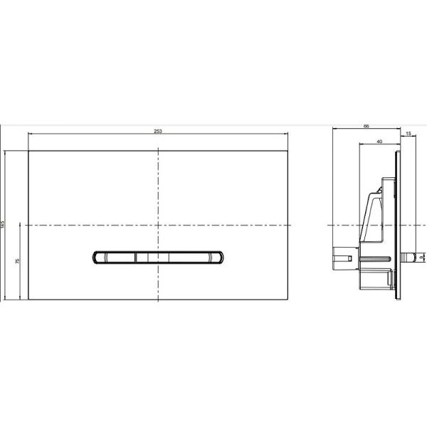 Клавиша смыва Villeroy&Boch ViConnect E300 922169N5