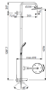 Душевая система Ideal Standard IdealRain eco B1377AA