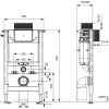 Инсталляция для унитаза Tece TECEspring S300380