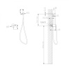 Смеситель для душа Abber Emotion AF8825G золото