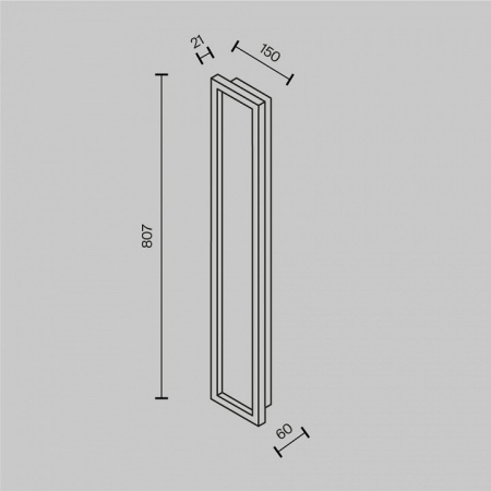 Накладной светильник Maytoni Orign MOD311WL-L70B3K