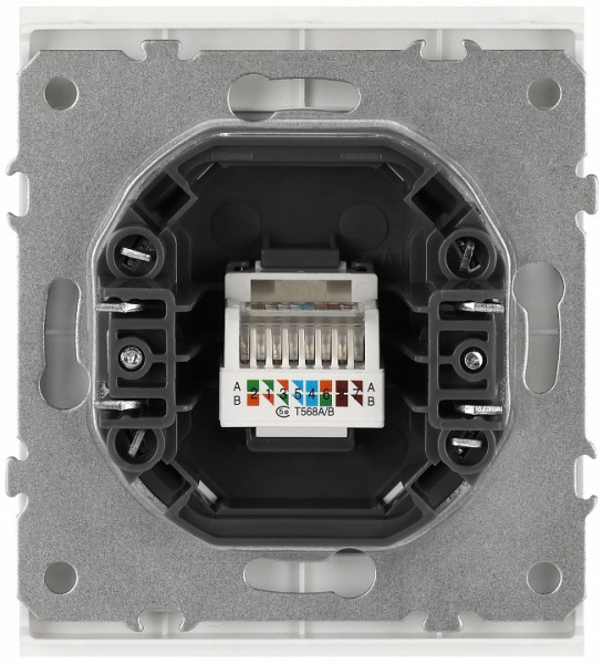 Розетка Ethernet RJ-45 без рамки Эра Arktik Б0070481