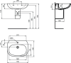 Раковина Ideal Standard Tesi 70 (T351201)