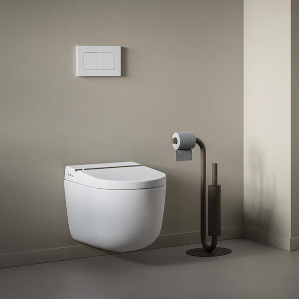 Подвесной унитаз-биде Artceram Hype KHYV001 05 00 с крышкой-сиденьем белый матовый