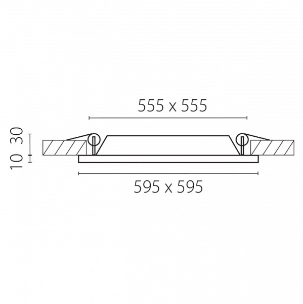 Встраиваемый светильник Lightstar Zocco 224364