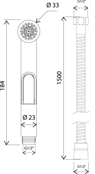Гигиенический душ AM.PM F0202064