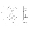 Смеситель для душа Stella Bamboo BT 01405 CR00