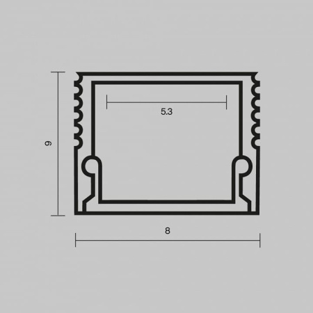 Короб накладной Maytoni Led Strip  631002