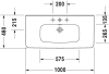 Раковина Duravit DuraStyle 23201000001-WG