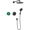 Душевой комплект hansgrohe Raindance S 27959670 черный матовый