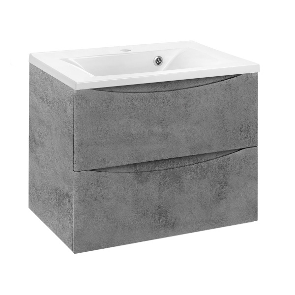 Тумба под раковину Vincea Mia 65 см VMC-2MA650BT серый