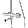 Душевая система Cezares Stylus STYLUS-CVD-01 220 мм, со смесителем, хром