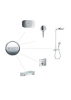 Термостат hansgrohe ShowerSelect 15763670 на 2 выхода