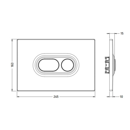 Клавиша смыва Artceram Atelier 702.000.71