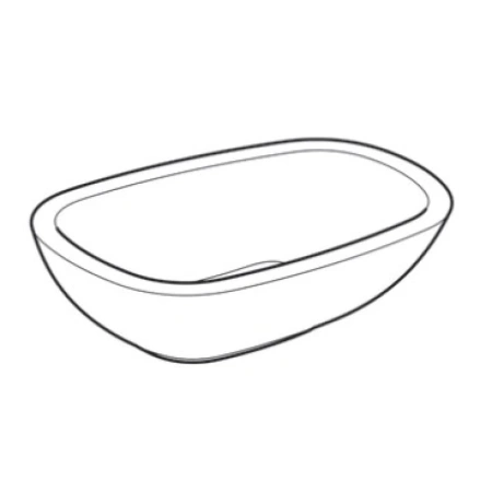 Раковина 56x40 см Geberit Citterio 500.542.01.1