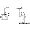 Смеситель для душа Fantini Icona Classic 53 02 R063B