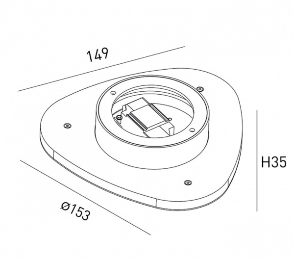 Накладной светильник DesignLed ML 00-00016543