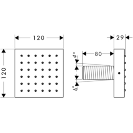 Душевая форсунка AXOR Starck shower collection 28491000