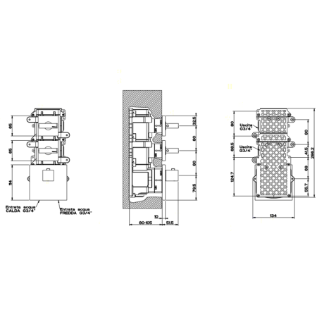 Смеситель для душа Gessi Rettangolo 43214#031