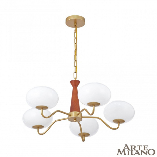 Подвесная люстра Arte Milano AM-Napoli 310166/D680/5 BS/WD