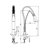 Смеситель для кухни Paini Hybrid HKCR557TKKM