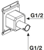 Встраиваемая часть излива Antonio Lupi Ayati AY921IN