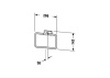 Полотенцедержатель кольцо Duravit Karree 0099611000