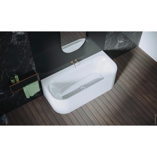 Акриловая ванна Riho Devotion Wall Fall B096003005 180x80 см, белый