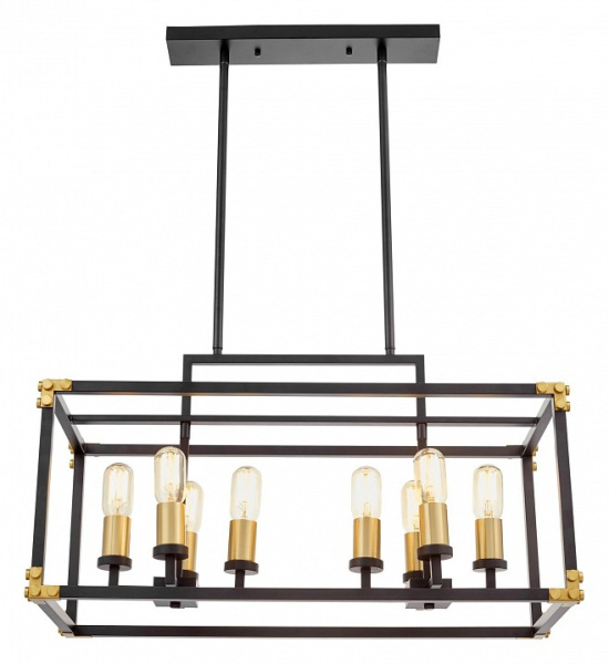 Подвесной светильник LUMINA DECO Waldorf LDP 1140-8 BK+MD