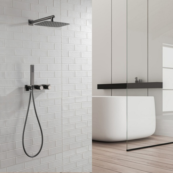 Душевая система Abber Rund AF8718NG никель