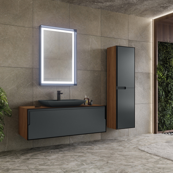 Пенал Orka Craft 40 3000319 орех/антрацит