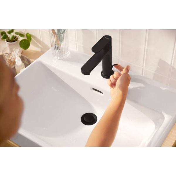 Смеситель для раковины Hansgrohe Rebris S 72588670 черный матовый