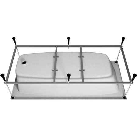 Акриловая ванна Vincea VBT-2S180-FR 180x80 см, белый