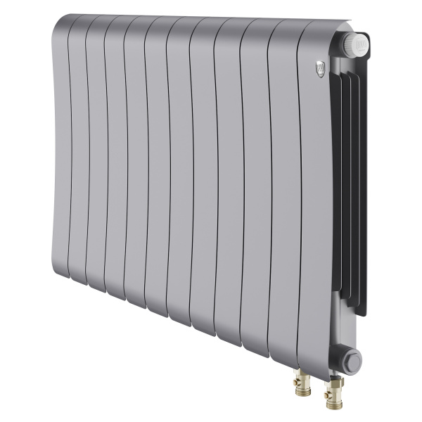 Радиатор биметаллический Royal Thermo Infinity 500 Silver Satin VR80 - 12 секц.