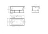 Акриловая ванна Roca Gava 150x75 ZRU9307848 белая