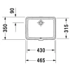 Раковина 46,5x35 см Duravit Vero 0330430000