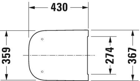Крышка-сиденье для унитаза Duravit Happy D.2 (0064591300)