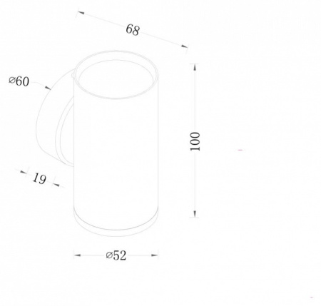 Бра Maytoni Focus S C068WL-01MG