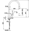 Смеситель для кухни Cisal LL00157040 Черный