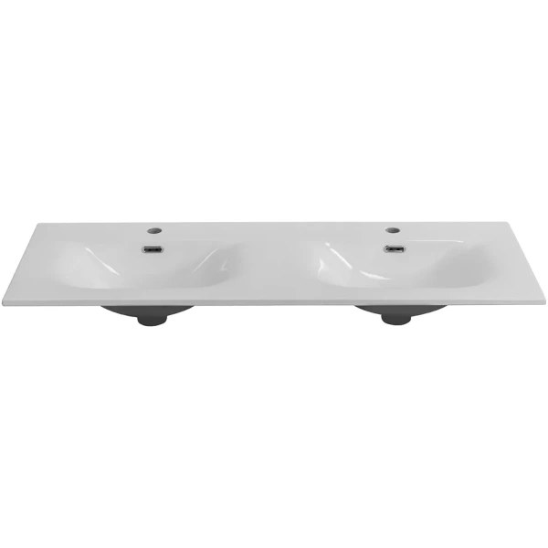 Раковина BelBagno Uno BB-8099-120-2 121x46 см, накладная, белый