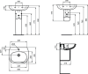 Раковина Ideal Standard Tesi 55 (T351501)