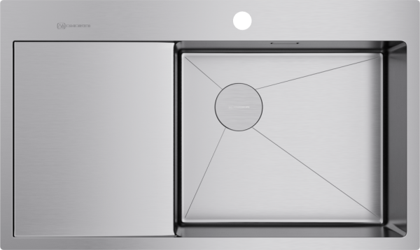 Кухонная мойка Omoikiri Akisame 86-R Side 4997042 нержавеющая сталь