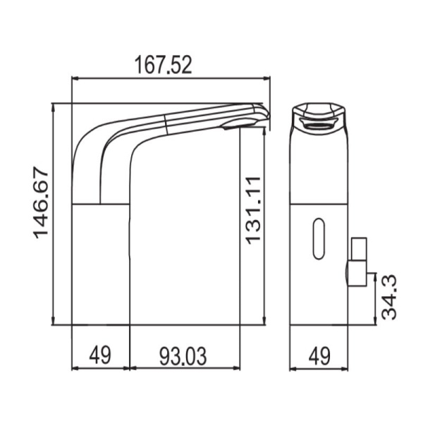 Смеситель для раковины Cezares Vague VAGUE-ELS-01-W0 хром