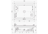 Акриловая ванна Jacuzzi Aura PLUS 185x155 9443-731A