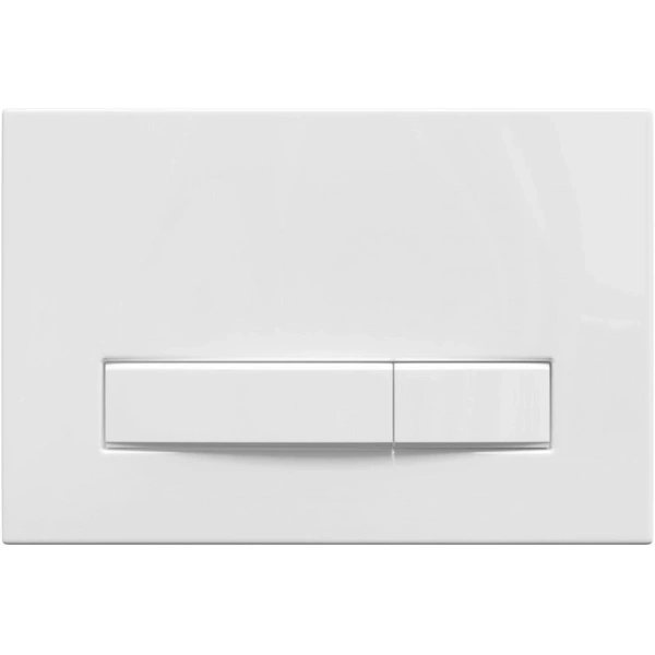 Инсталляция для унитаза Berges Atom Line 410 040339 с кнопкой смыва, белый глянец