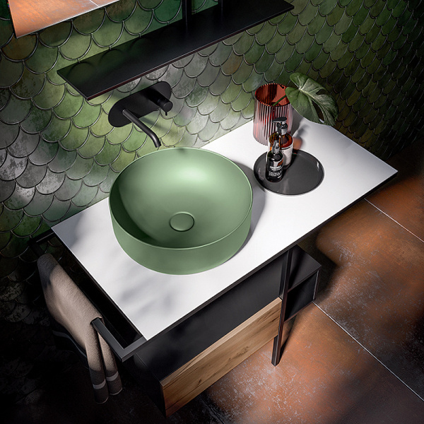 Раковина Kerasan Nolita 40 534411 зеленый мох