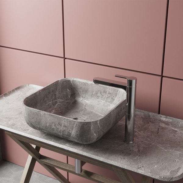 Смеситель для раковины Paini Arena 92CR211LLBLFTSSRKM с донным клапаном