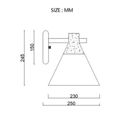 Бра Imperiumloft NOD WALL Green NODWALL01